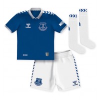 Everton Ashley Young #18 Replika babykläder Hemmaställ Barn 2023-24 Kortärmad (+ korta byxor)